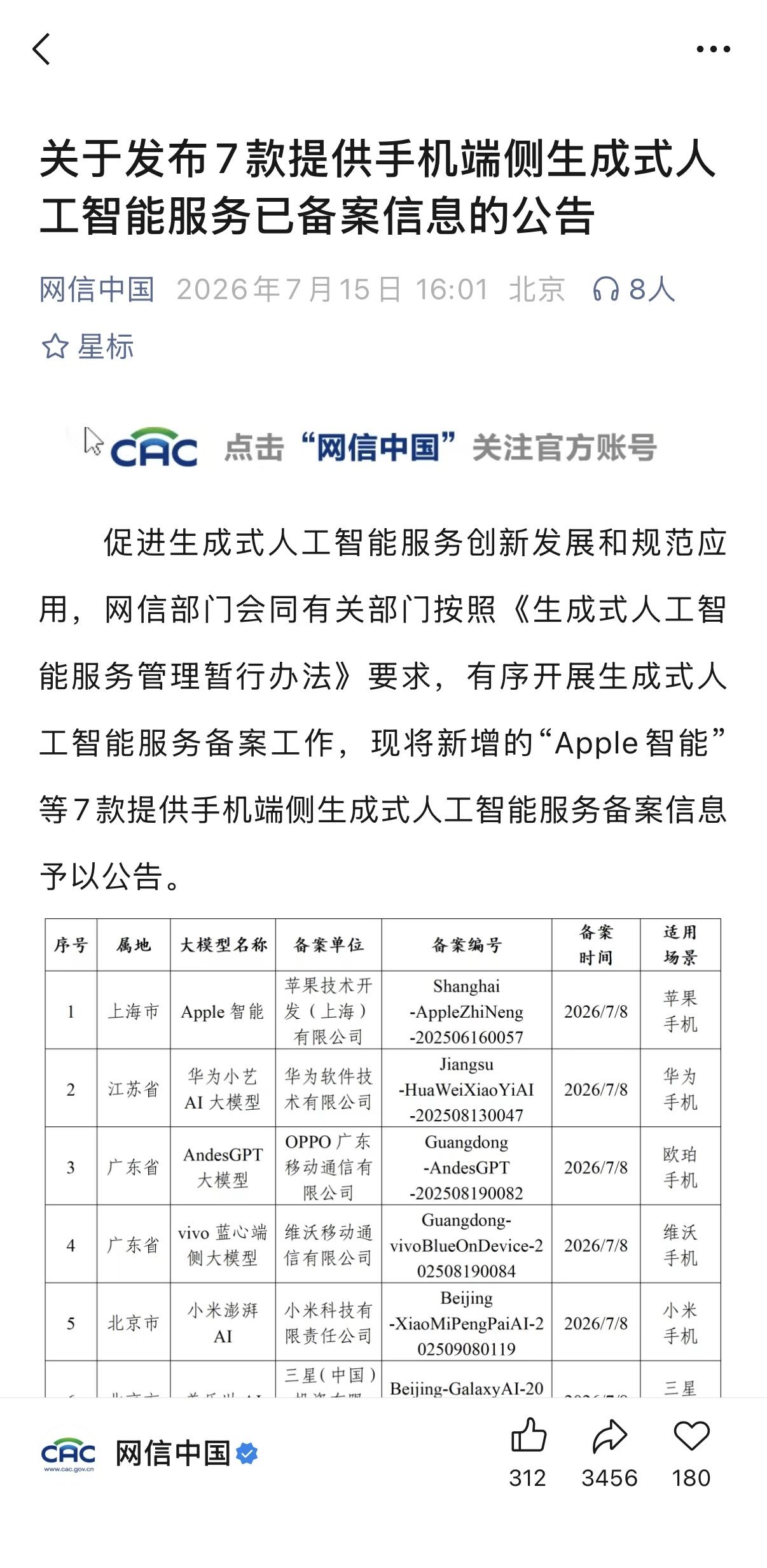 阿里千问将作为AI能力集成至Apple智能，为 iOS、iPadOS、macOS