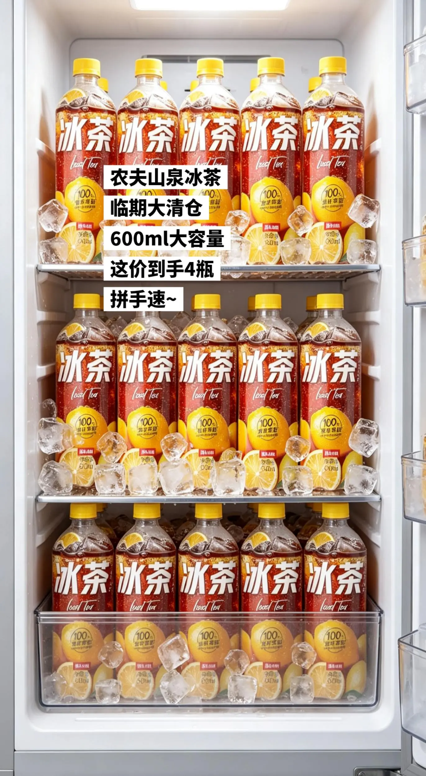 农夫山泉冰茶临期大清仓。