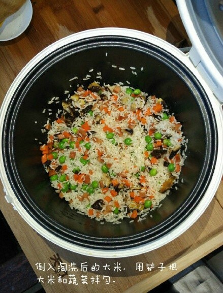 【电饭锅什锦焖饭】一个电饭锅就能造就一顿营养餐，简单、高效又不失美味~我的宝藏食