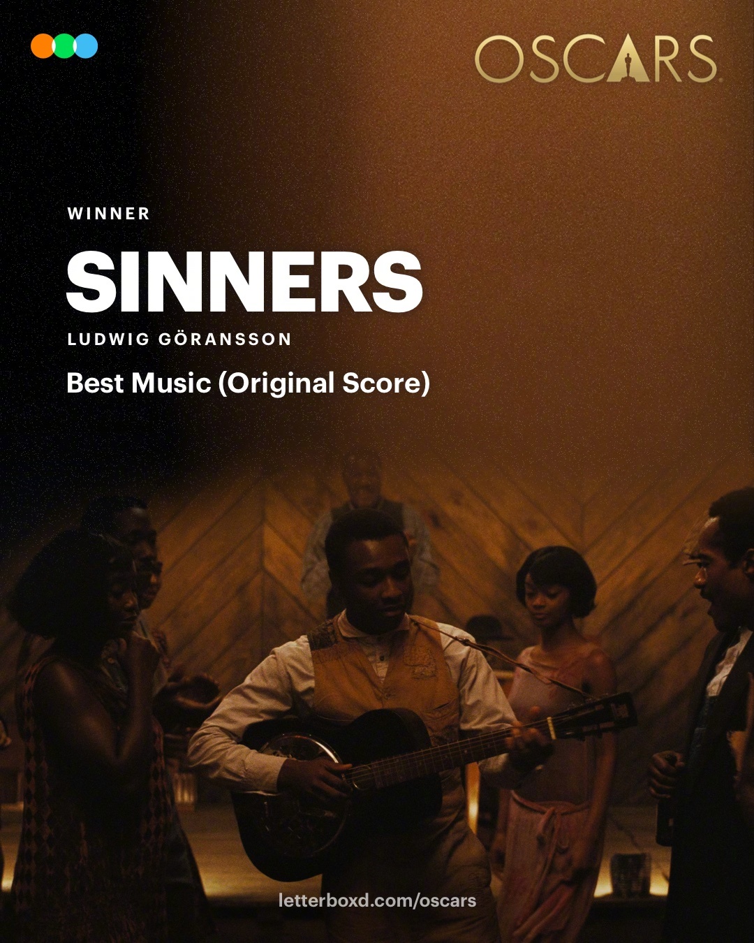 《罪人》拿下本届奥斯卡 最佳配乐奖2026奥斯卡获奖名单