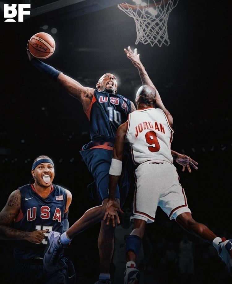 甜瓜：我觉得梦八>梦一 当时美国男篮刚经历输球&面对更大的压力近日，美国男篮名宿