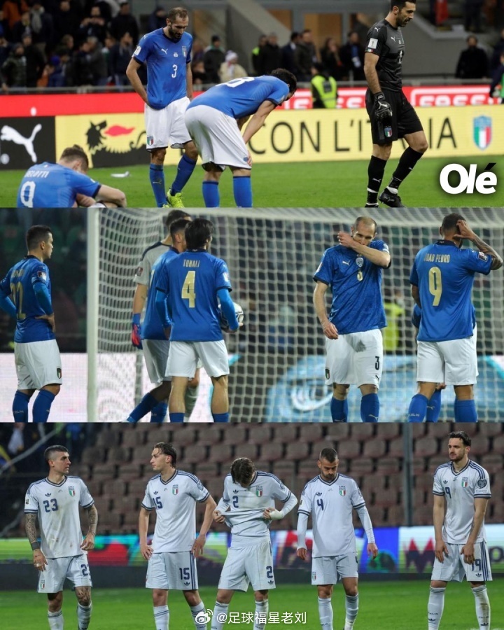 意大利连续3届无缘世界杯意大利再度折戟附加赛，斯皮纳佐拉等国脚可能整个生涯都无缘