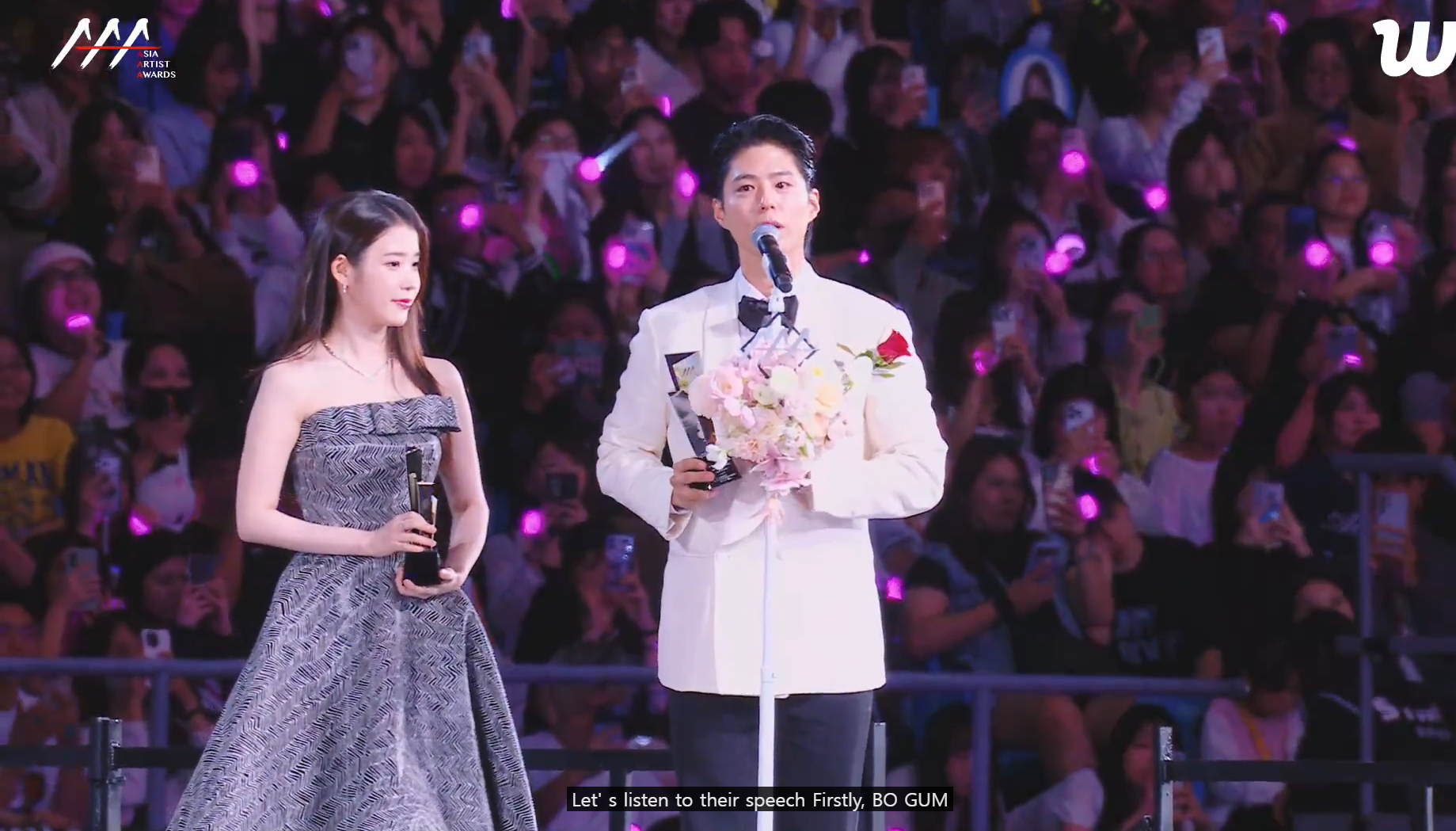 2025 AAA Best Couple：朴宝剑 IU 恭喜！ 