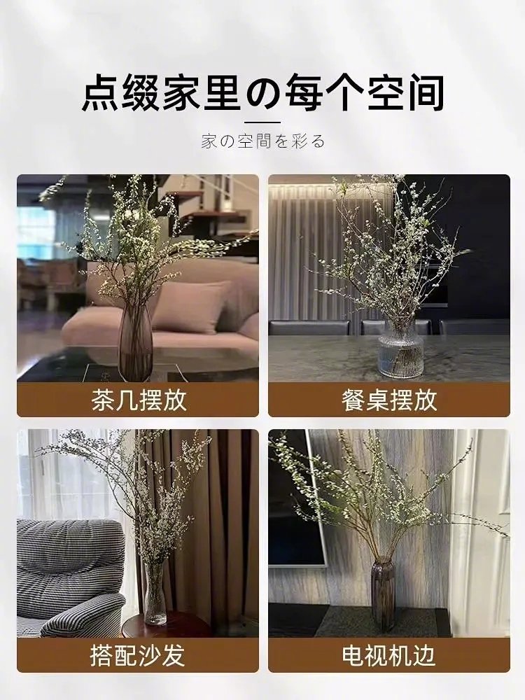 《强力推荐》这款网红款鲜枝雪柳是冬季的理想花卉之一。它采用水培技术种植，不仅干枝
