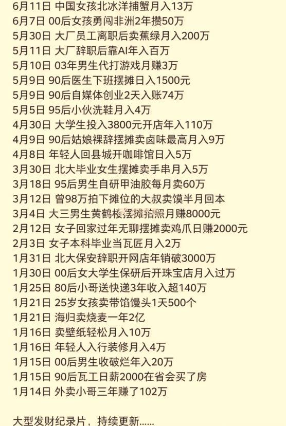 #看图说话#请欣赏《大型发财纪录片》。 ​​​