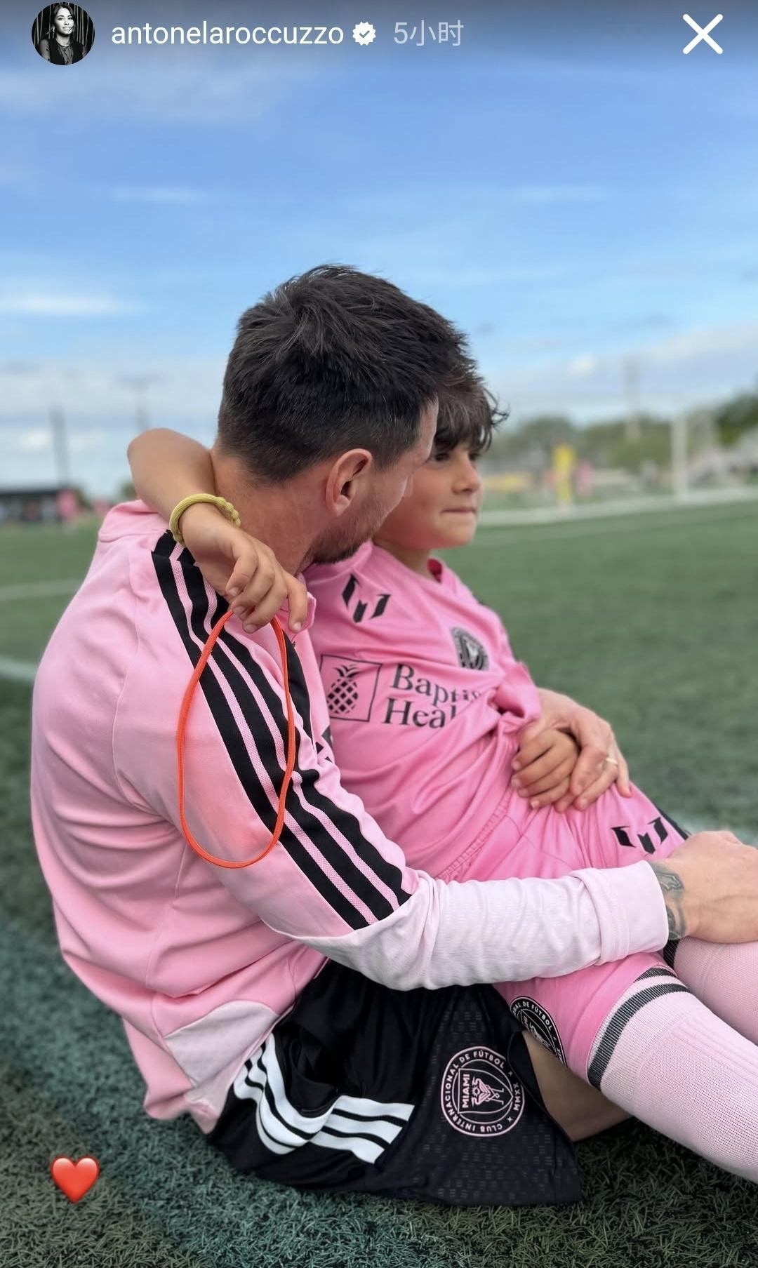 像父亲一样的儿子。梅西