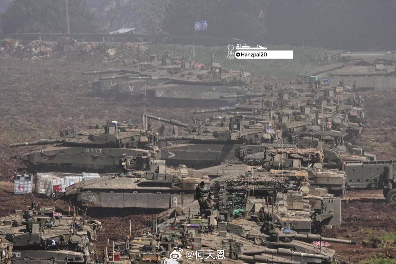 与此同时，以色列向边境地区部署大量坦克，准备对黎巴嫩南部发动大规模地面进攻。海外