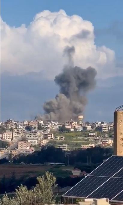 以色列国防军继续打击黎巴嫩境内的真主党目标
今天上午，黎巴嫩南部多个恐怖分子目标