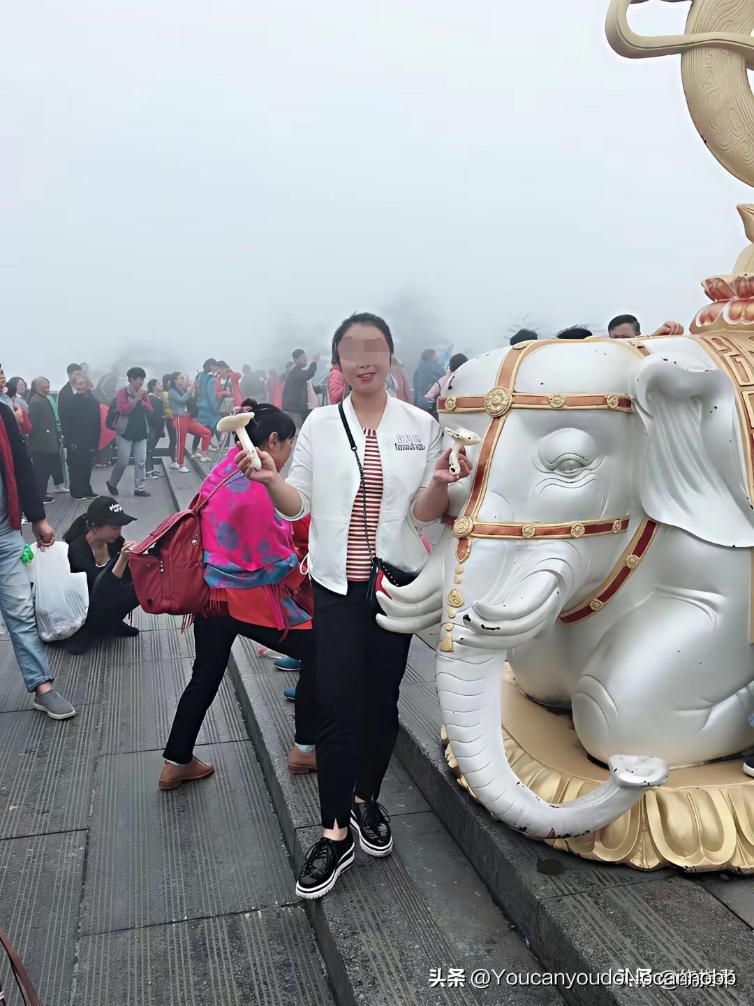 翻看了女摊主胡二妹的抖音，里面发了一千五百多个作品，视频中的她，圆脸、皮肤白净，