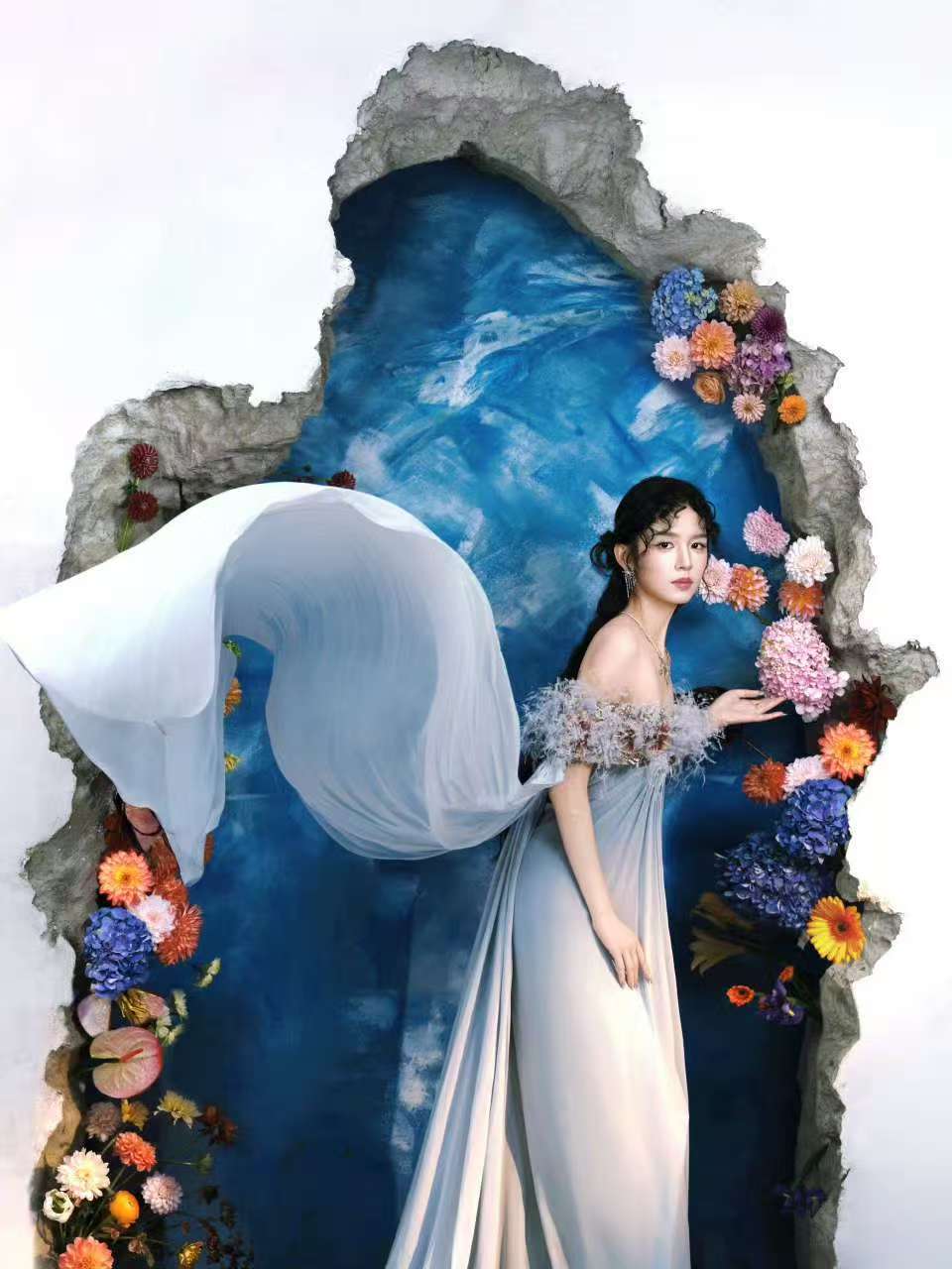 周也流动的春天周也光影画家周也光影画家 好漂亮的小画家 