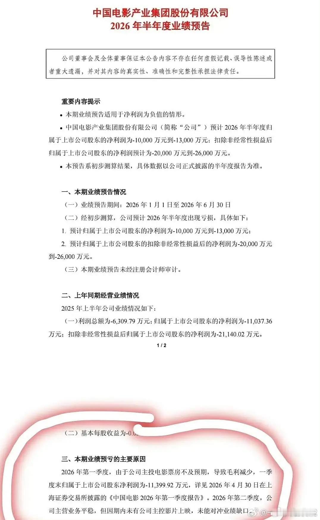 这都上了财报了怎么也没见🐒毛来吹吹 