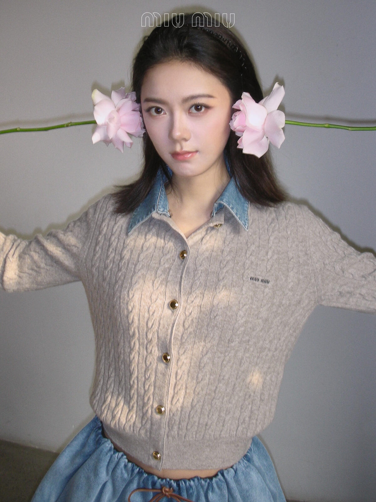 Miu Miu品牌大使赵今麦一组全新七夕广告大片分享，演绎缪缪2026七夕限定系
