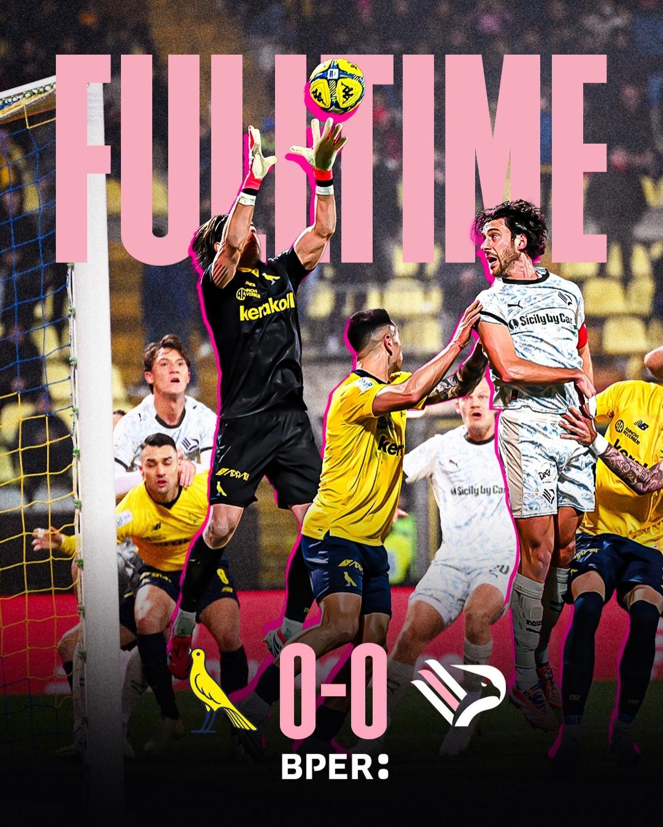 意乙 由菲利普·因扎吉🇮🇹教练执教的巴勒莫客场与摩德纳队0：0互交白卷。🤝