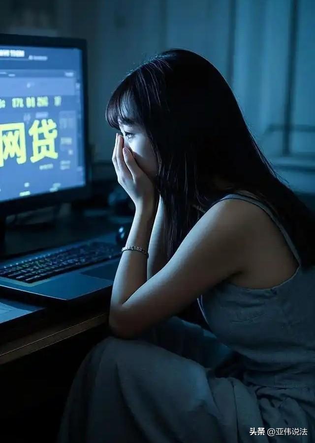 广东，18岁女孩在某平台借了1300元网贷，每月还款100多月，可后来因为抑郁症