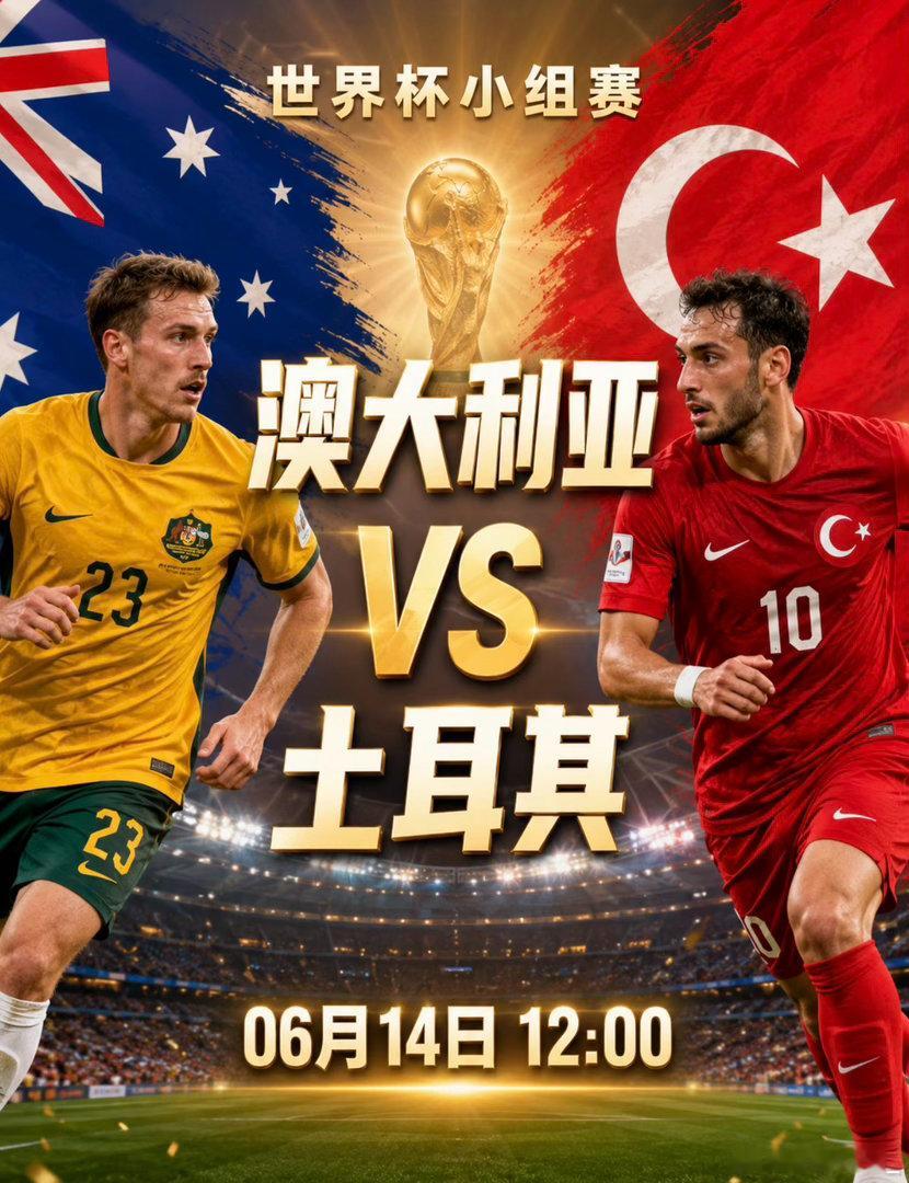 世界杯12:00澳大利亚VS土耳其时隔24年重返世界杯的土耳其队带着总身价4.7
