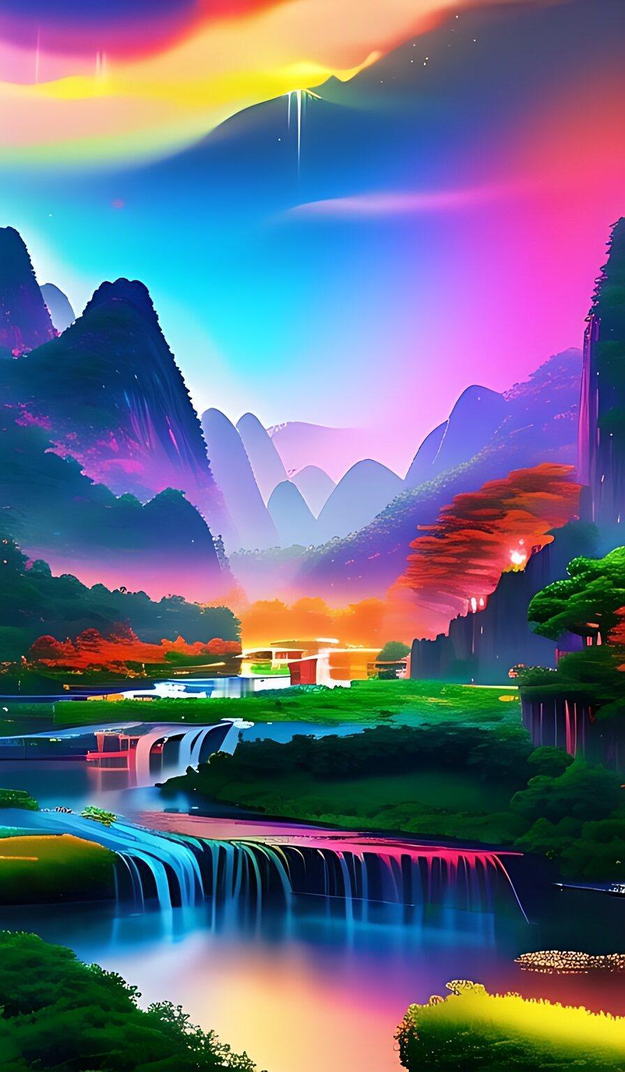 @DOU+小助手 山水间的诗意画卷 山水夜景 人间仙境美如画 风景如画的地方 。