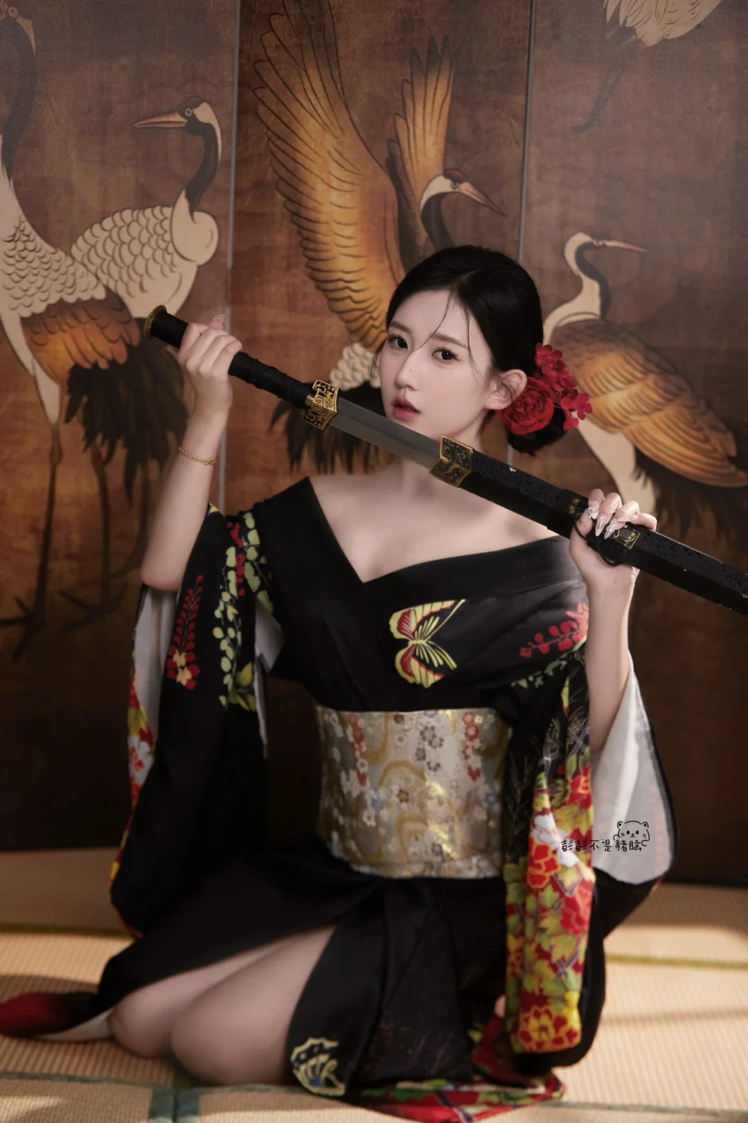 孙子的衣服配爷的美貌