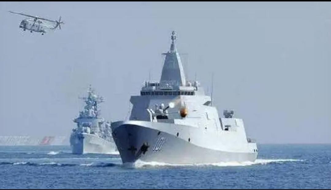 5月9日我中国人民解放军海军主力战舰挺进澎湖列岛西南海域这事儿，那可真是太硬核、