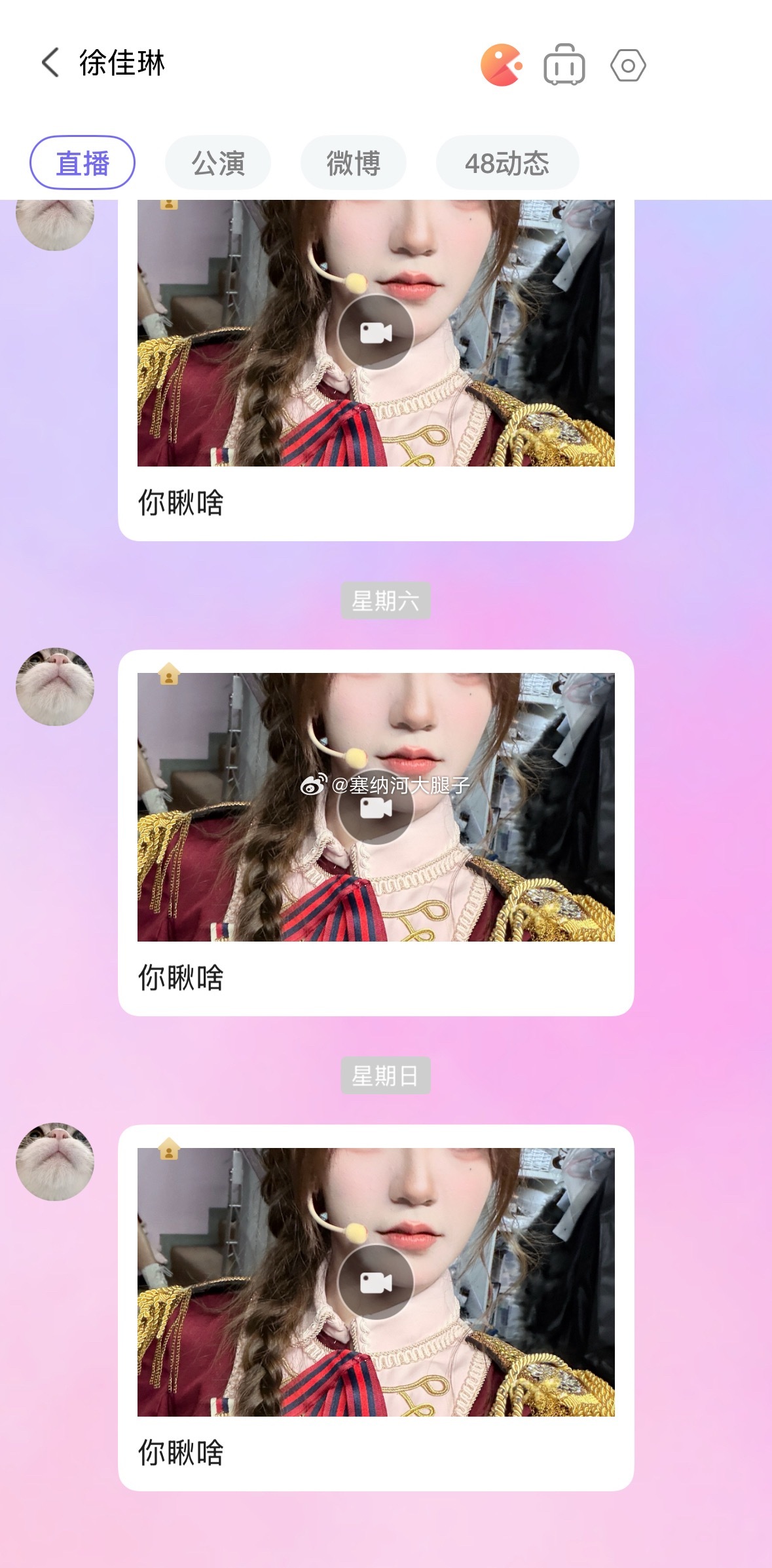 被关口袋三位（疑似因为排练没去） 