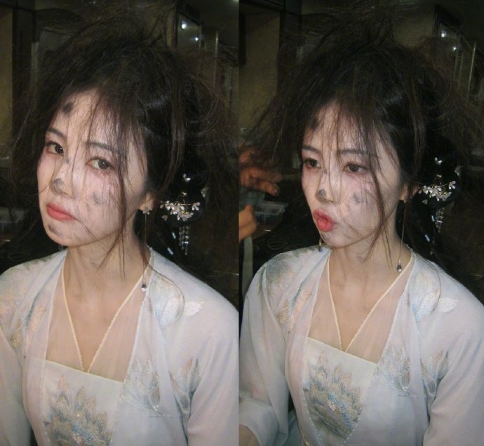 白鹿白烁小药仙  白鹿爆炸头脏脏包  白鹿白烁小药仙，是有爆炸头脏脏包的白鹿啊，