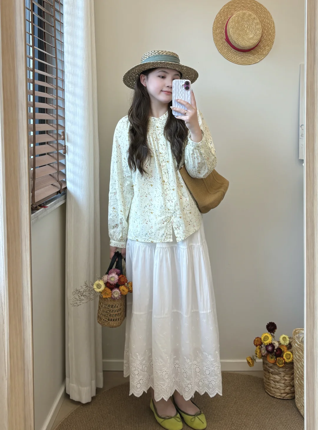 🍋‍🟩🐇小白裙和碎花衬衫太温柔了～