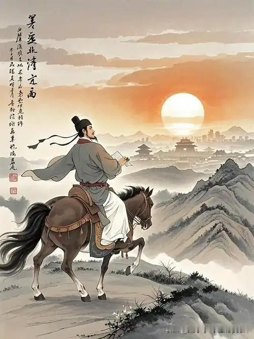 《将赴吴兴登乐游原一绝》
——唐·杜牧
清时有味是无能，
闲爱孤云静爱僧。
欲把