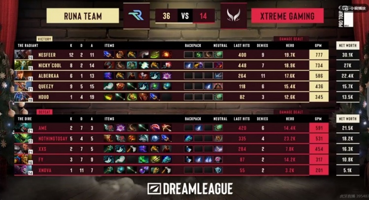 这BP选完是要靠谁赢？nesfeer拍拍团战无解秒人 Runa扳平比分