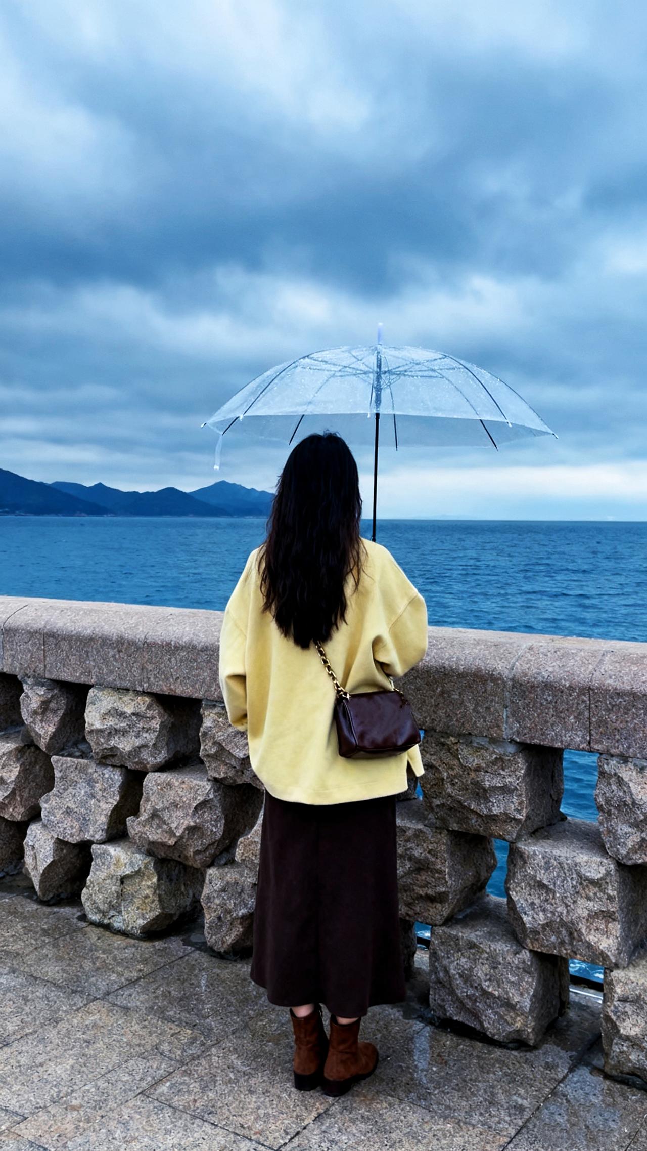 想去看海，冷也去，晚也去，一个人也去。