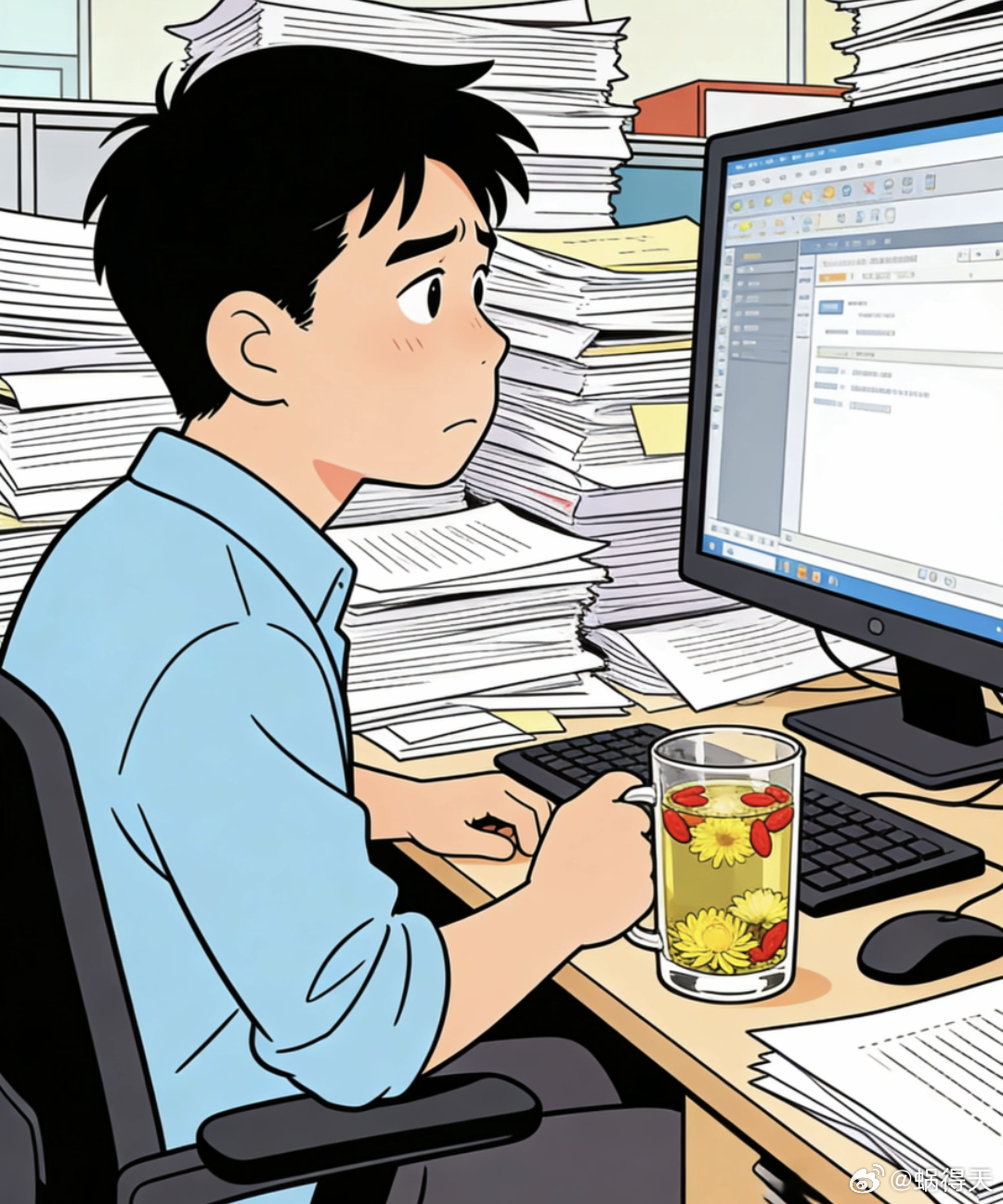 上海打工人的健康自救方式，主打一个“先稳住血压，再卷KPI”💼早上一杯温水，晚