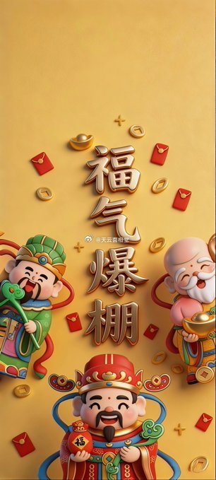 福气爆棚  干嘛嘛赢~ 