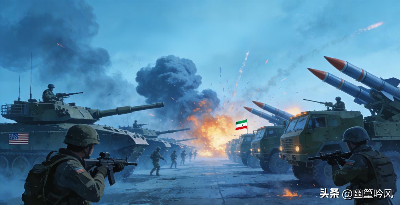 伊朗有三张牌：上万架低成本无人机+数千枚导弹饱和反击，1美元换美以数百美元拦截成