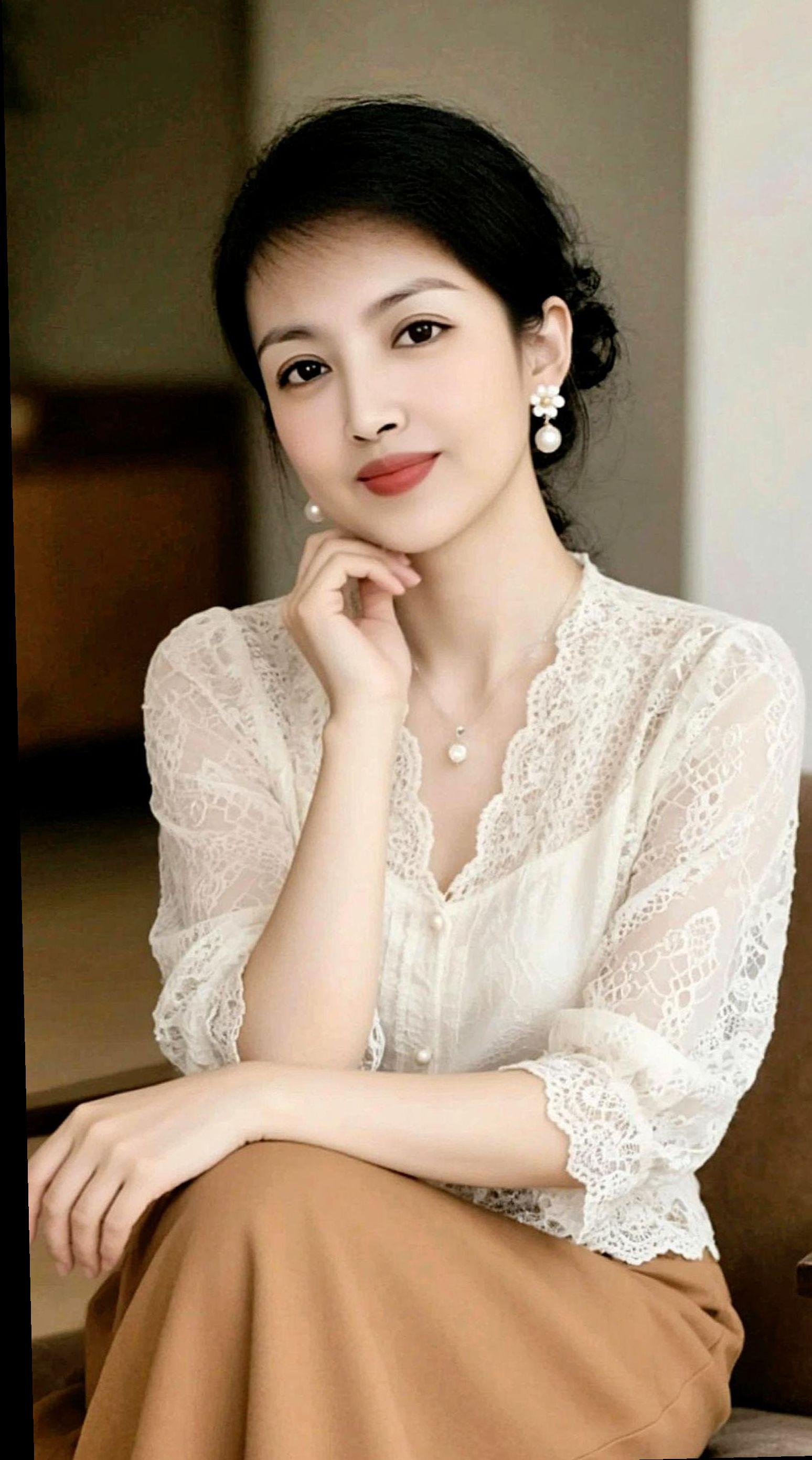 AI优雅蕾丝写真