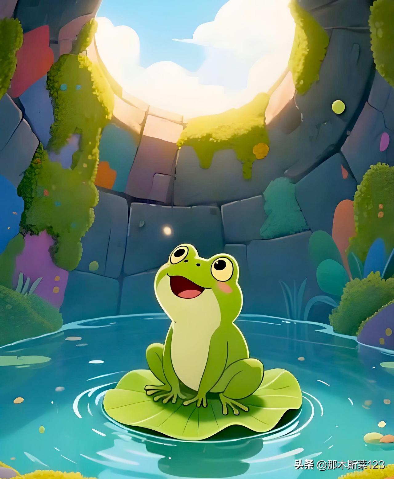 头条邀对
上联:燕剪湖边柳，诚邀下联？
上联:燕剪湖边柳(头条)
下联:蛙观井上