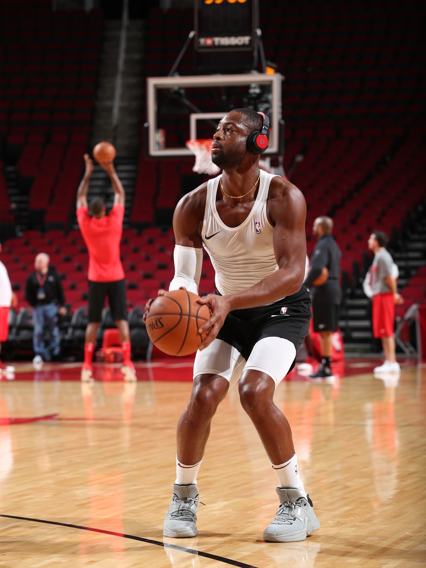 Dwyane Wade 赛前投篮训练韦德