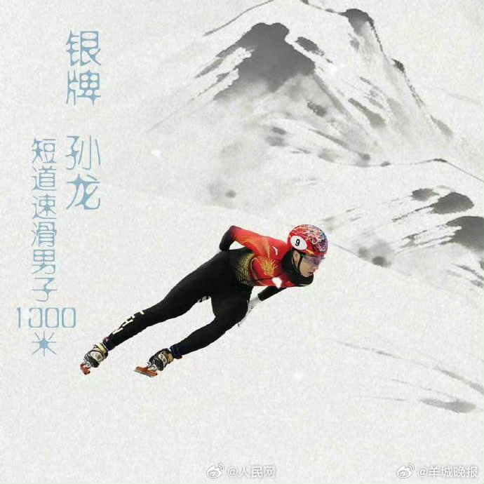 【祝贺！#中国队集齐奖牌九宫格#】#精彩米兰冬奥会#中国体育代表团暂时以2金3银