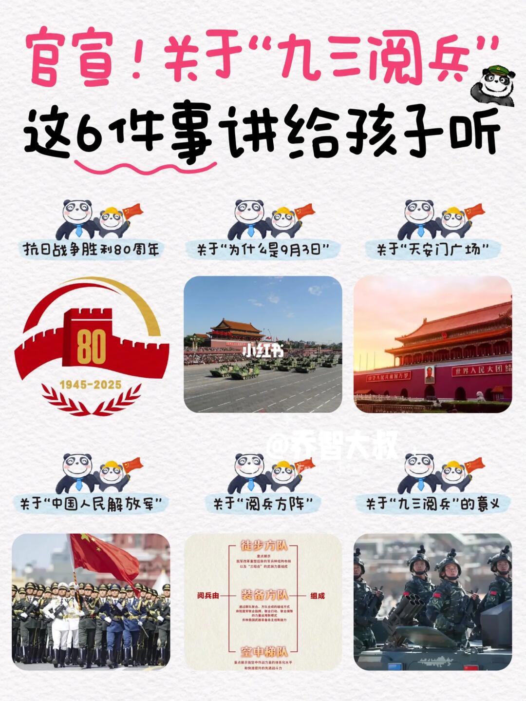 官宣！关于“九三阅兵”，这6件事讲给孩子听