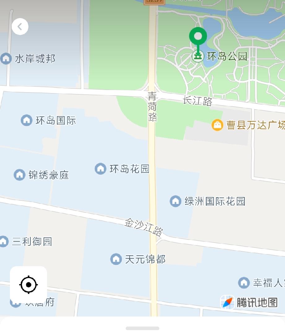 看看曹县城的地势，就知道环岛附近地势低，环岛花园一下雨就淹的原因了