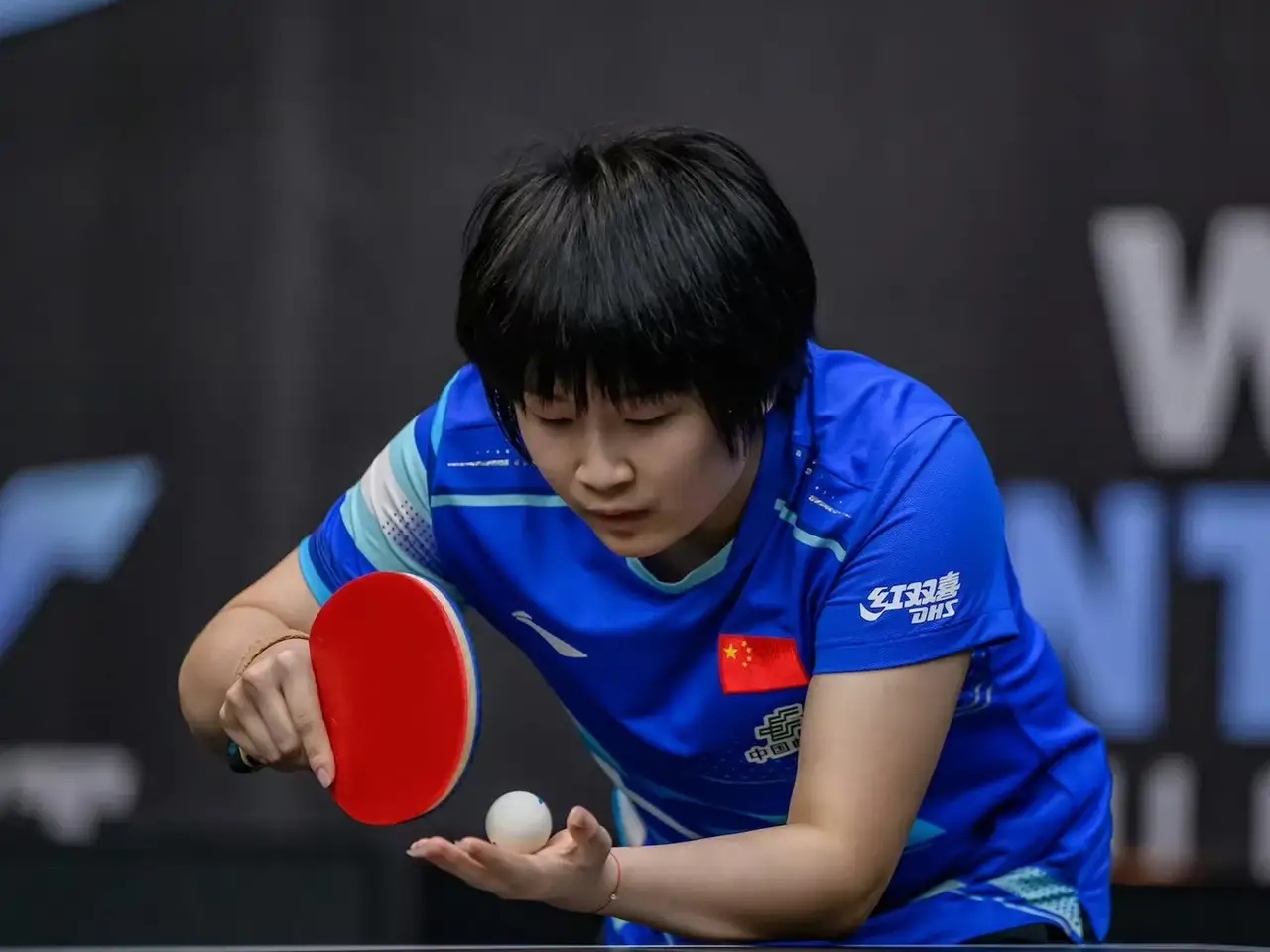 覃予萱晋级女单16强(4月9日）2026WTT常规挑战赛太原站女单1/16决赛，