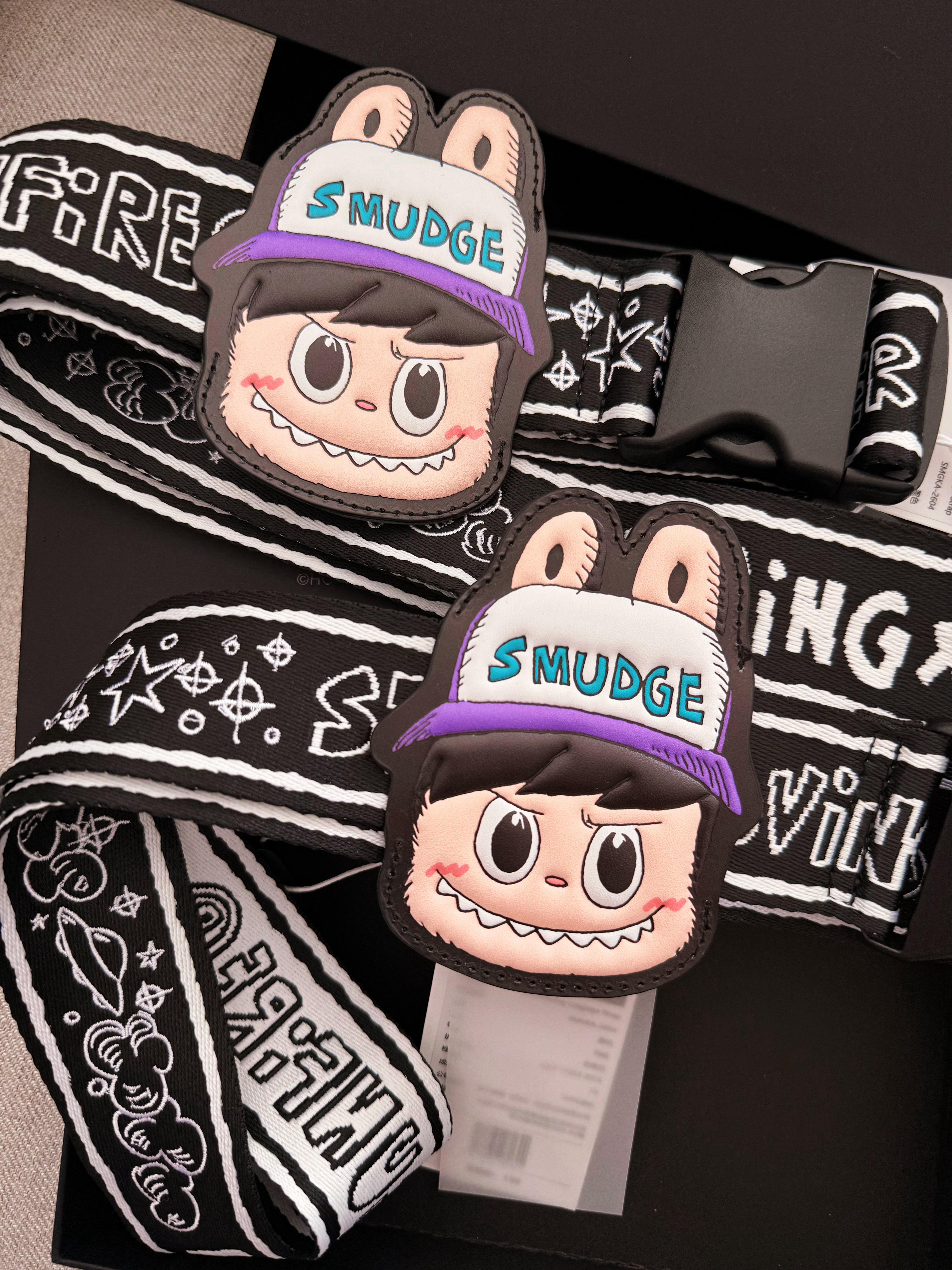 Smg×labubu 可可爱爱的邪恶小林拿到手后悔没买丝巾🙉🙉🙉日常分享