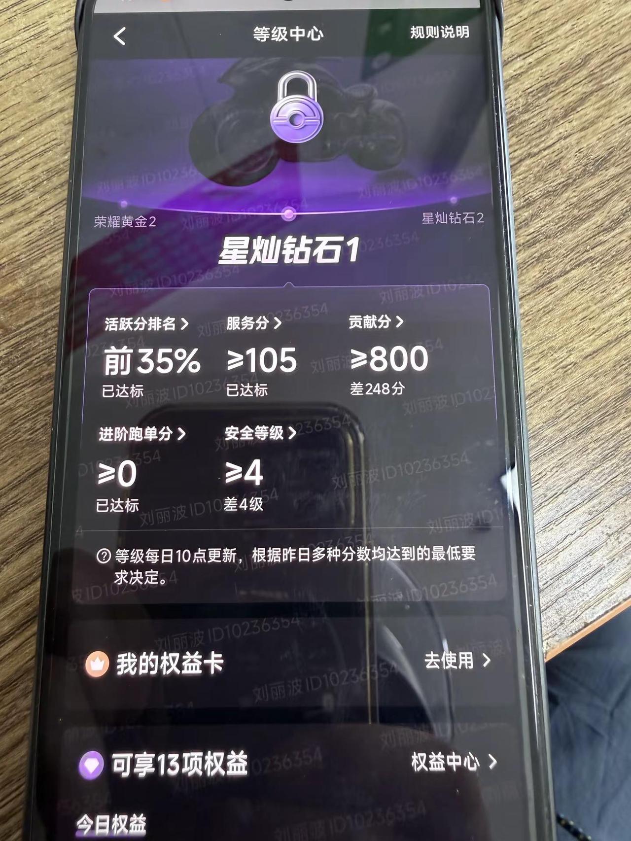 星灿钻石明显比黄金收入高怎么不愿意上啊。看美团跑单等级星灿钻石明显比黄金的待遇好