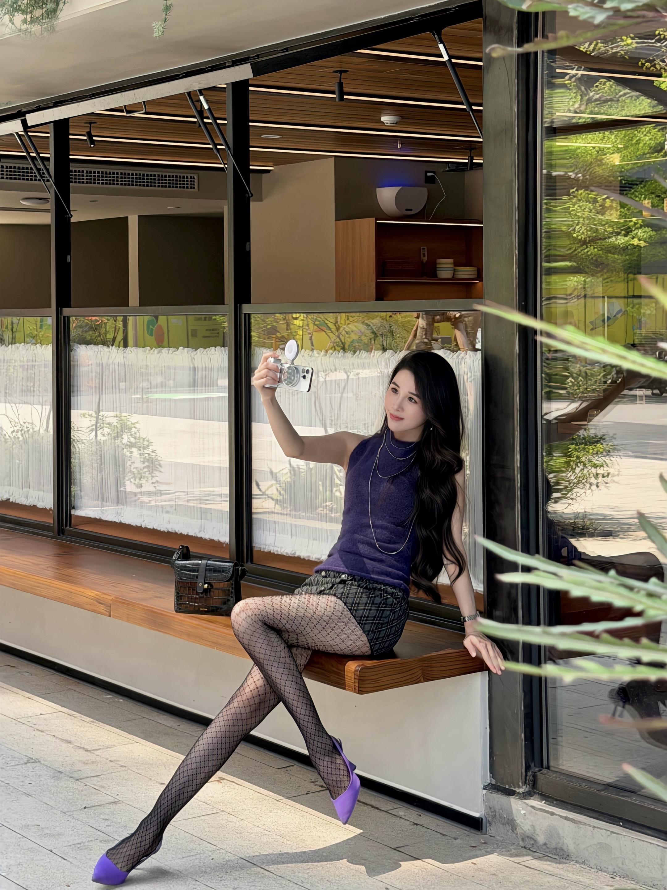 今天是紫色的氛围感🟣