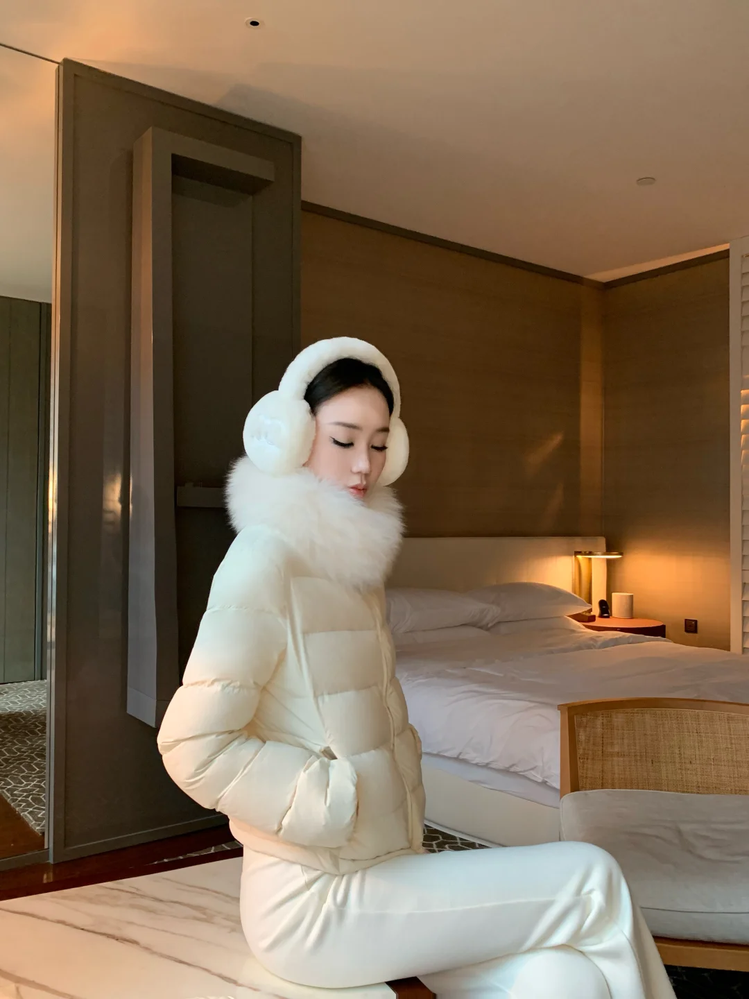 All White 准备暖暖入冬❄️