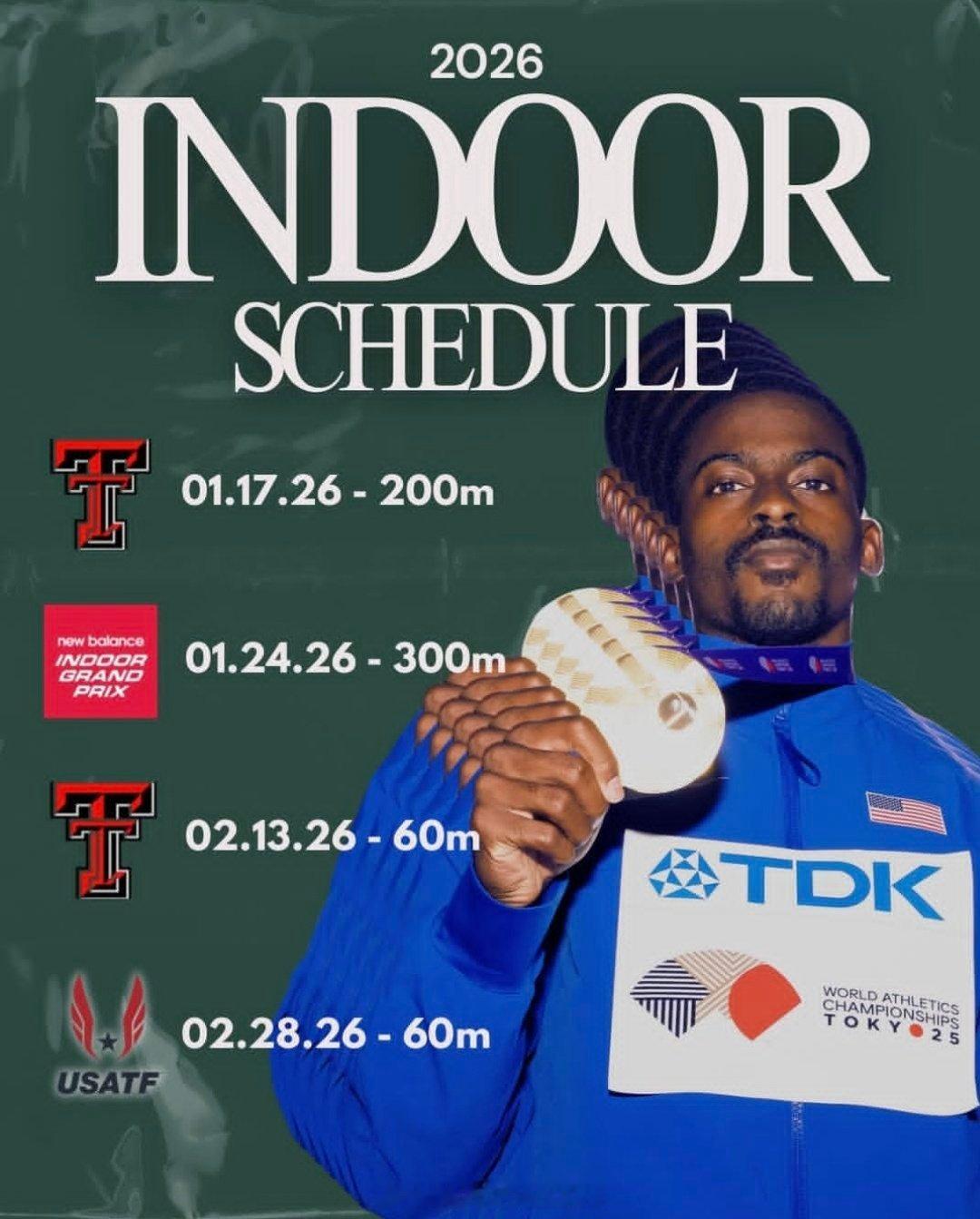 🇺🇸布鲁梅尔1月17日将要开启室内赛季田径说一哈你不知道的田径故事田径