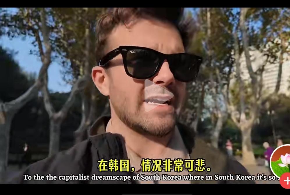 “同为亚洲国家，韩国每年有10位老人选择结束自己的生命，而中国老人都很幸福”一位