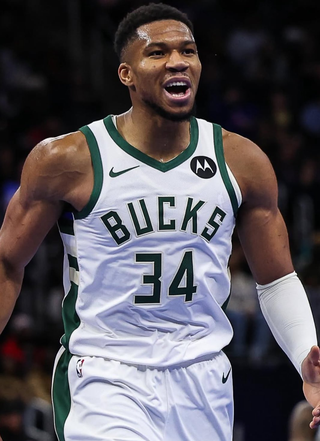 字母哥恐怖如斯 攻防一体，稳得一批！字母哥仍然是雄鹿的支柱，出战34分钟，22投