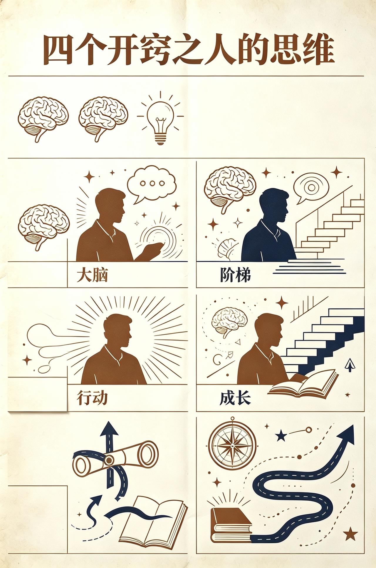 4个开窍之人的思维我的学习进化论 的人生 能力 开窍