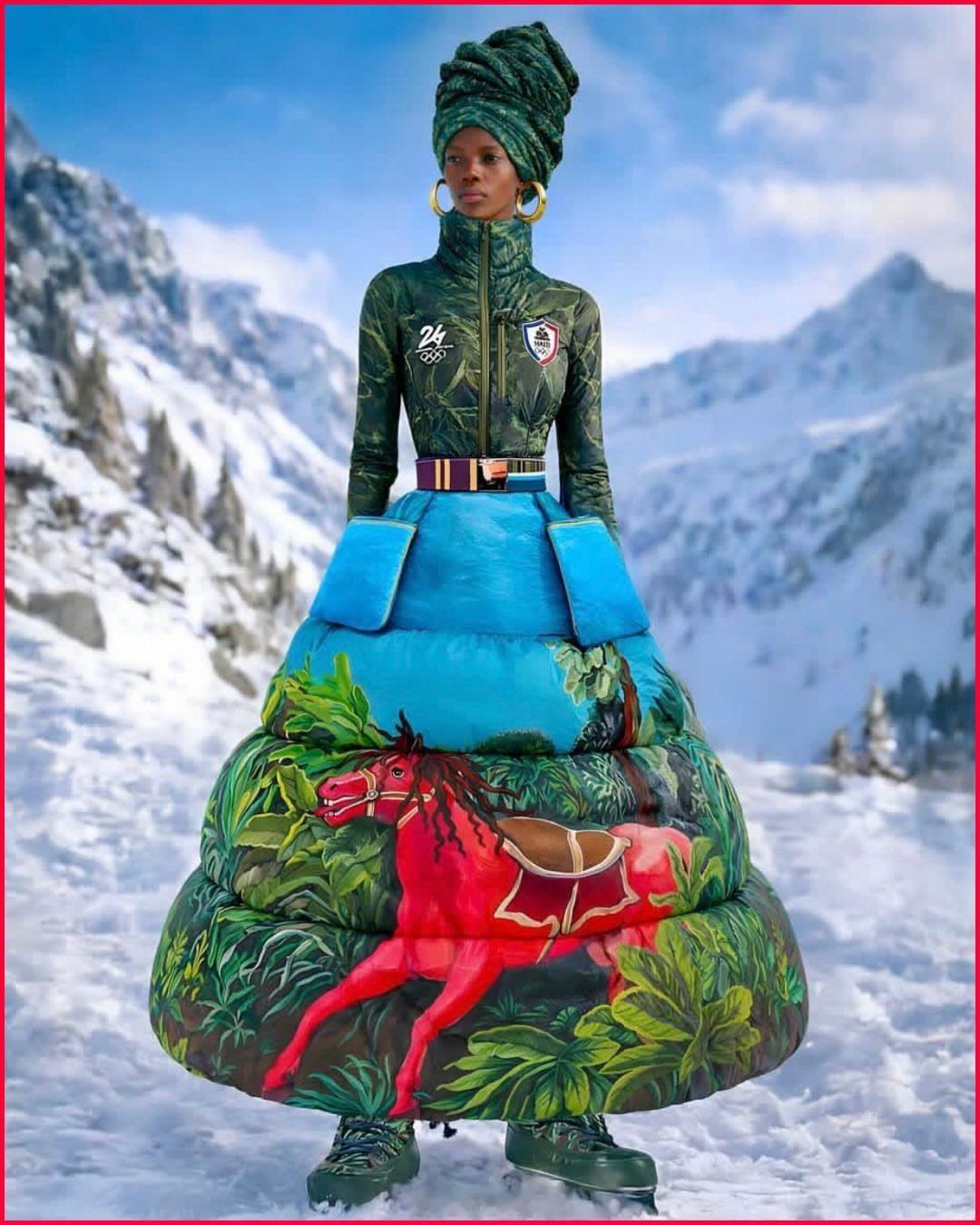 2026米兰冬奥会 海地首次参加冬奥会👏👏海地又添一枚金牌🥇—这次是在时尚