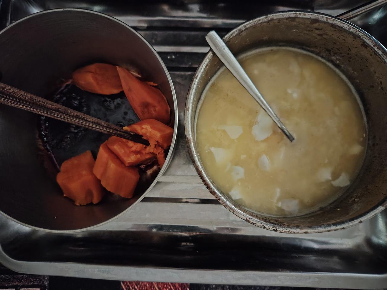 节食或消化不良之人不会爱吃红薯山药等淀粉类蔬菜，要不是为了通我沉滞的空域，我一辈