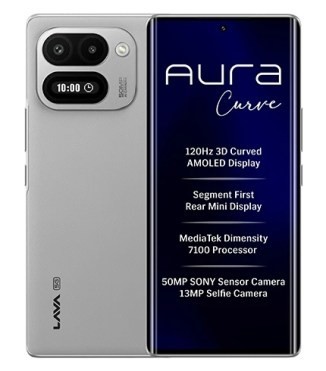 Lava Aura Curve发布:曲面屏配背部副屏 约1920元
