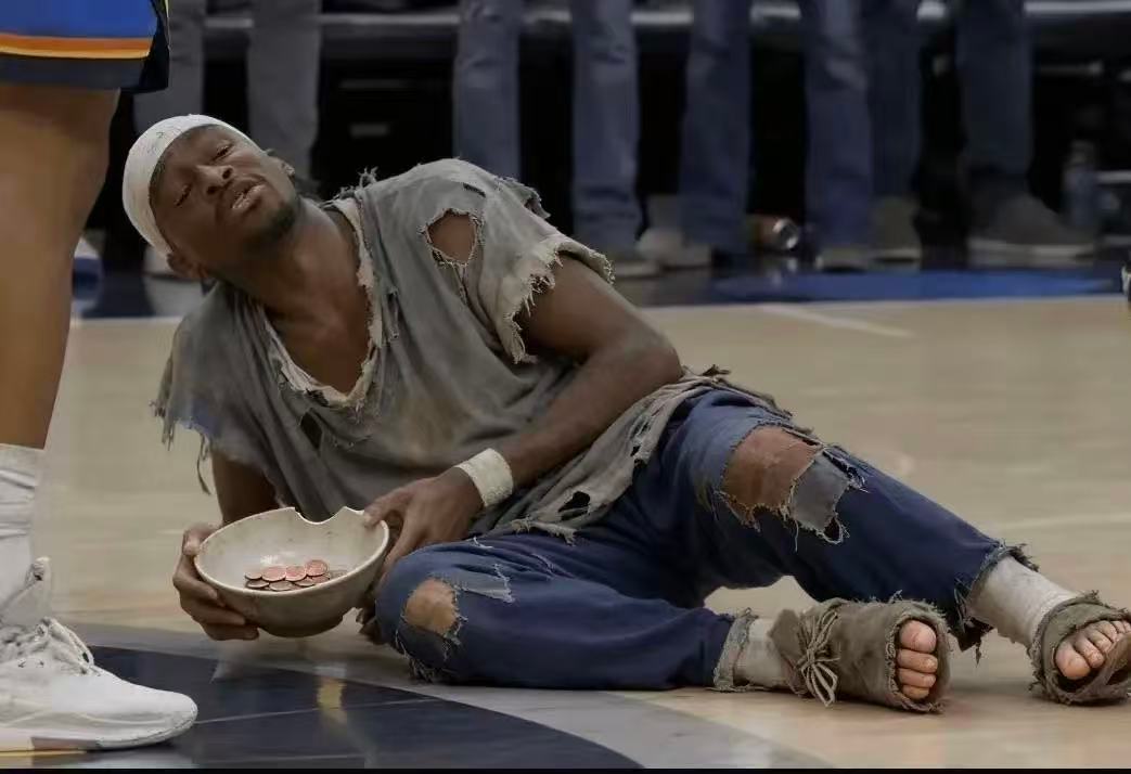 哈哈 球迷真有才nba ​​​